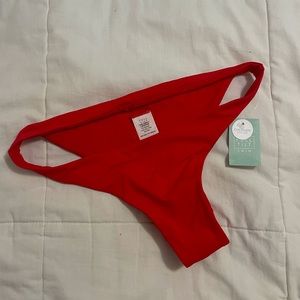 Full Tilt Red Bikini Bottoms